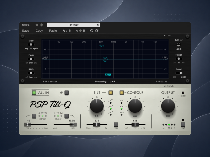 PSPaudioware PSP Tilt-Q-VST15