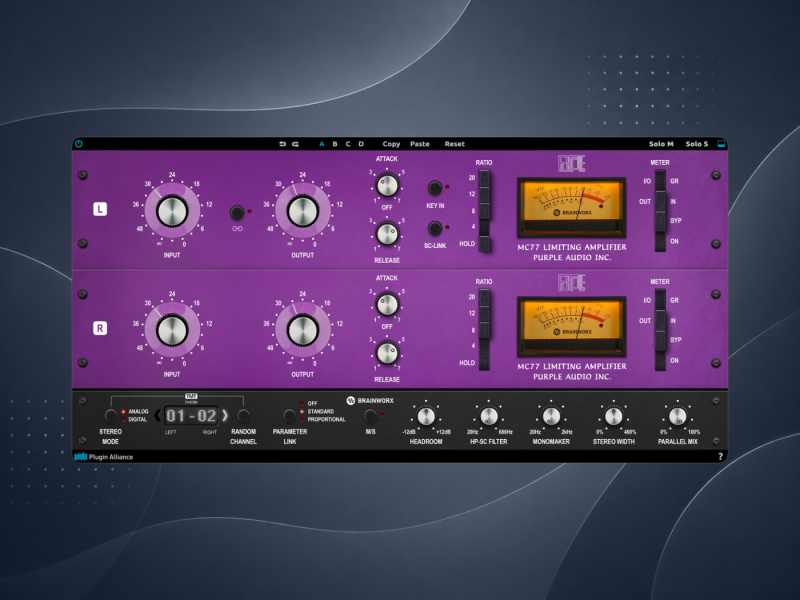 Plugin Alliance Purple Audio MC 77-VST15