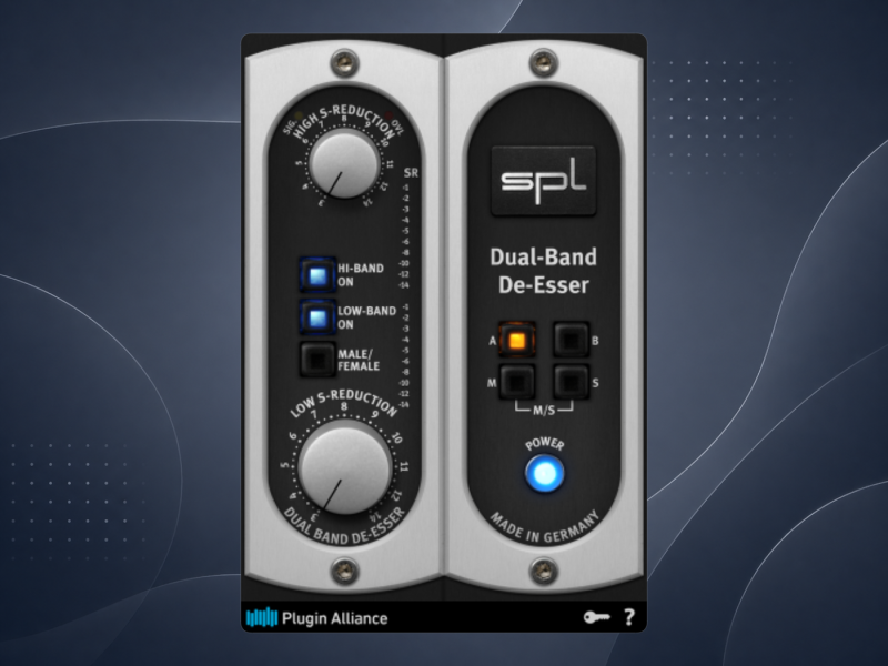 Plugin Alliance SPL De-Esser Dual-Band-VST15